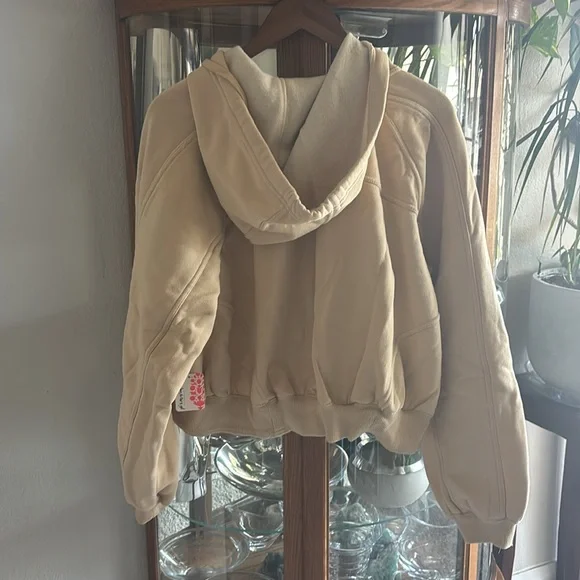 Free People Movement Side Line Zip-Up - Oatmilk - Picture 8 of 8